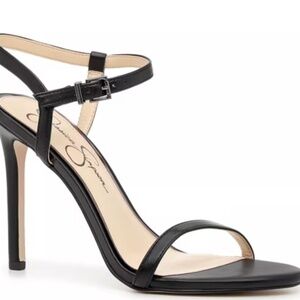 Jessica Simpson Jilni Stiletto Sandal Women 7.5 Black